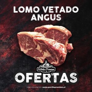Lomo Vetado Angus 350gr.