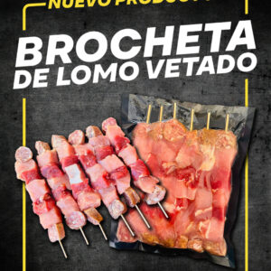 Brochetas de Lomo Vetado